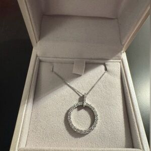 Hearts on Fire Silver Sparkle Pendant Necklace